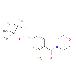 [2-METHYL-4-(4,4,5,5-TETRAMETHYL-[1,3,2]DIOXABOROLAN-2-YL)PHENYL]-MORPHOLIN-4-YL-METHANONE