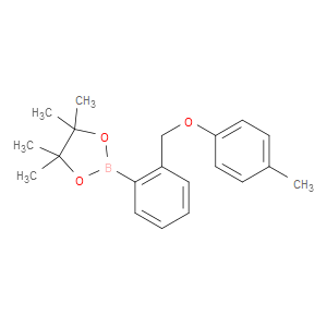 4,4,5,5-TETRAMETHYL-2-(2-((P-TOLYLOXY)METHYL)PHENYL)-1,3,2-DIOXABOROLANE - Click Image to Close