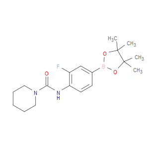 N-(2-FLUORO-4-(4,4,5,5-TETRAMETHYL-1,3,2-DIOXABOROLAN-2-YL)PHENYL)PIPERIDINE-1-CARBOXAMIDE