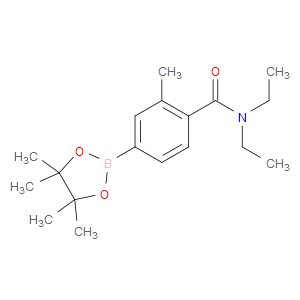 N,N-DIETHYL-2-METHYL-4-(4,4,5,5-TETRAMETHYL-1,3,2-DIOXABOROLAN-2-YL)BENZAMIDE