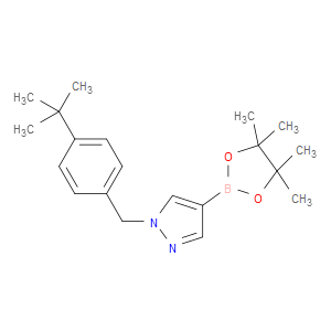 1-(4-(TERT-BUTYL)BENZYL)-4-(4,4,5,5-TETRAMETHYL-1,3,2-DIOXABOROLAN-2-YL)-1H-PYRAZOLE
