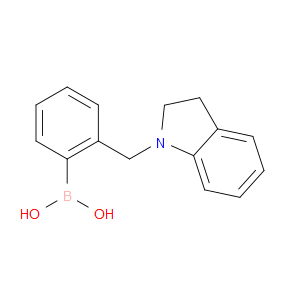 (2-(INDOLIN-1-YLMETHYL)PHENYL)BORONIC ACID