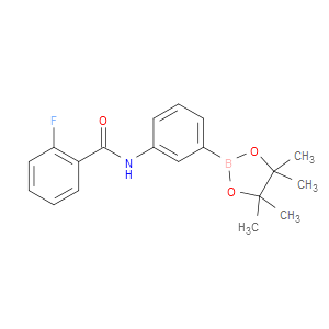 2-FLUORO-N-(3-(4,4,5,5-TETRAMETHYL-1,3,2-DIOXABOROLAN-2-YL)PHENYL)BENZAMIDE