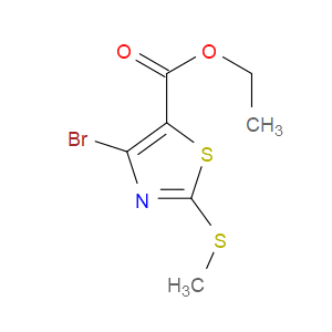ETHYL 4-BROMO-2-(METHYLSULFANYL)-1,3-THIAZOLE-5-CARBOXYLATE