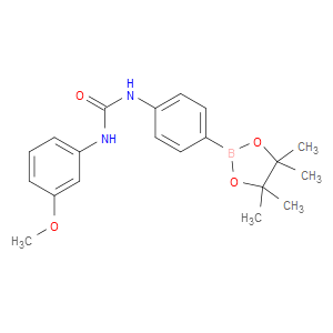 3-(3-METHOXYPHENYL)-1-[4-(4,4,5,5-TETRAMETHYL-1,3,2-DIOXABOROLAN-2-YL)PHENYL]UREA