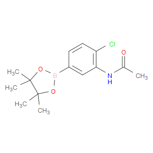 N-(2-CHLORO-5-(4,4,5,5-TETRAMETHYL-1,3,2-DIOXABOROLAN-2-YL)PHENYL)ACETAMIDE