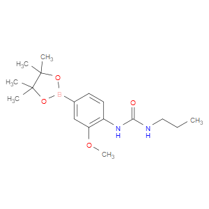 1-(2-METHOXY-4-(4,4,5,5-TETRAMETHYL-1,3,2-DIOXABOROLAN-2-YL)PHENYL)-3-PROPYLUREA - Click Image to Close