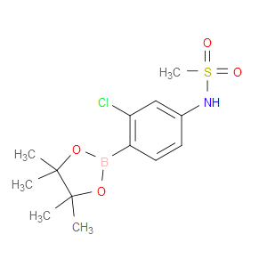 N-(3-CHLORO-4-(4,4,5,5-TETRAMETHYL-1,3,2-DIOXABOROLAN-2-YL)PHENYL)METHANESULFONAMIDE
