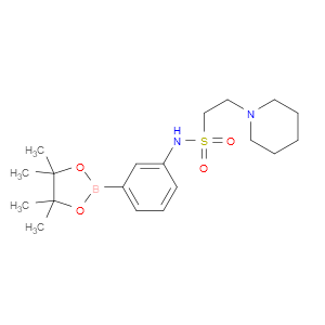 1-PIPERIDINEETHANESULFONAMIDE, N-[3-(4,4,5,5-TETRAMETHYL-1,3,2-DIOXABOROLAN-2-YL)PHENYL]-