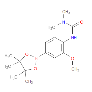 1-[2-METHOXY-4-(4,4,5,5-TETRAMETHYL-1,3,2-DIOXABOROLAN-2-YL)PHENYL]-3,3-DIMETHYLUREA