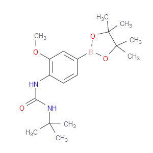 1-(TERT-BUTYL)-3-(2-METHOXY-4-(4,4,5,5-TETRAMETHYL-1,3,2-DIOXABOROLAN-2-YL)PHENYL)UREA