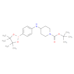 TERT-BUTYL 4-(4-(4,4,5,5-TETRAMETHYL-1,3,2-DIOXABOROLAN-2-YL)PHENYLAMINO)PIPERIDINE-1-CARBOXYLATE