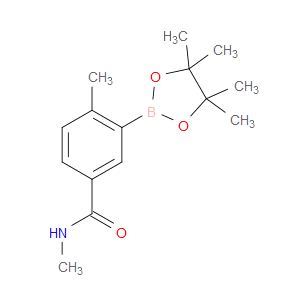 N,4-DIMETHYL-3-(4,4,5,5-TETRAMETHYL-1,3,2-DIOXABOROLAN-2-YL)BENZAMIDE