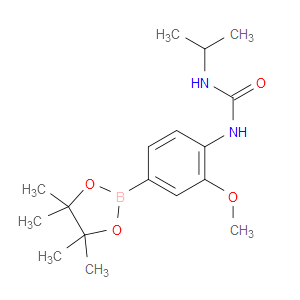 1-ISOPROPYL-3-(2-METHOXY-4-(4,4,5,5-TETRAMETHYL-1,3,2-DIOXABOROLAN-2-YL)PHENYL)UREA