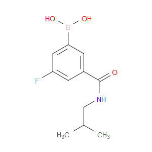 3-FLUORO-5-(ISOBUTYLCARBAMOYL)BENZENEBORONIC ACID