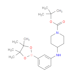 TERT-BUTYL 4-((3-(4,4,5,5-TETRAMETHYL-1,3,2-DIOXABOROLAN-2-YL)PHENYL)AMINO)PIPERIDINE-1-CARBOXYLATE - Click Image to Close