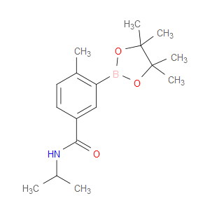 N-ISOPROPYL-4-METHYL-3-(4,4,5,5-TETRAMETHYL-1,3,2-DIOXABOROLAN-2-YL)BENZAMIDE