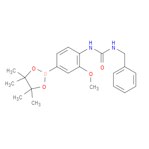 1-BENZYL-3-(2-METHOXY-4-(4,4,5,5-TETRAMETHYL-1,3,2-DIOXABOROLAN-2-YL)PHENYL)UREA