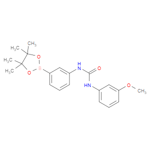 1-(3-METHOXYPHENYL)-3-(3-(4,4,5,5-TETRAMETHYL-1,3,2-DIOXABOROLAN-2-YL)PHENYL)UREA