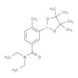 N,N-DIETHYL-4-METHYL-3-(4,4,5,5-TETRAMETHYL-1,3,2-DIOXABOROLAN-2-YL)BENZAMIDE