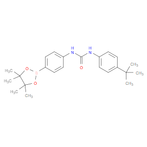 UREA, N-[4-(1,1-DIMETHYLETHYL)PHENYL]-N'-[4-(4,4,5,5-TETRAMETHYL-1,3,2-DIOXABOROLAN-2-YL)PHENYL]-