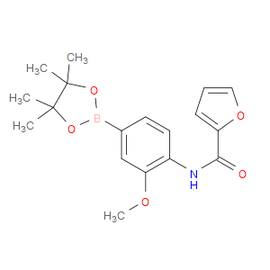 2-FURANCARBOXAMIDE, N-[2-METHOXY-4-(4,4,5,5-TETRAMETHYL-1,3,2-DIOXABOROLAN-2-YL)PHENYL]- - Click Image to Close