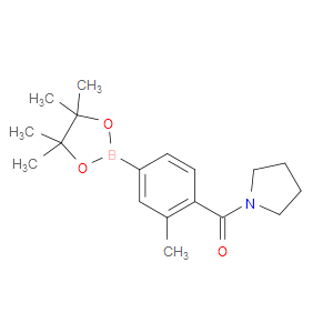 [2-METHYL-4-(4,4,5,5-TETRAMETHYL-[1,3,2]DIOXABOROLAN-2-YL)-PHENYL]-PYRROLIDIN-1-YL-METHANONE