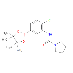 N-(2-CHLORO-5-(4,4,5,5-TETRAMETHYL-1,3,2-DIOXABOROLAN-2-YL)PHENYL)PYRROLIDINE-1-CARBOXAMIDE
