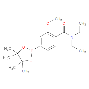 N,N-DIETHYL-2-METHOXY-4-(4,4,5,5-TETRAMETHYL-1,3,2-DIOXABOROLAN-2-YL)BENZAMIDE