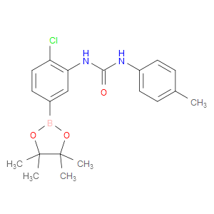 1-(2-CHLORO-5-(4,4,5,5-TETRAMETHYL-1,3,2-DIOXABOROLAN-2-YL)PHENYL)-3-(P-TOLYL)UREA - Click Image to Close