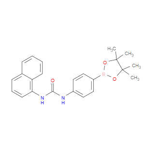 N-1-NAPHTHALENYL-N'-[4-(4,4,5,5-TETRAMETHYL-1,3,2-DIOXABOROLAN-2-YL)PHENYL]-UREA