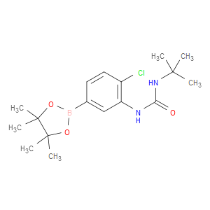 1-(TERT-BUTYL)-3-(2-CHLORO-5-(4,4,5,5-TETRAMETHYL-1,3,2-DIOXABOROLAN-2-YL)PHENYL)UREA