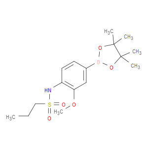 N-(2-METHOXY-4-(4,4,5,5-TETRAMETHYL-1,3,2-DIOXABOROLAN-2-YL)PHENYL)PROPANE-1-SULFONAMIDE