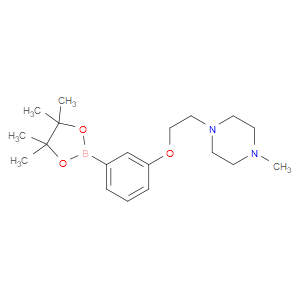 1-METHYL-4-(2-(3-(4,4,5,5-TETRAMETHYL-1,3,2-DIOXABOROLAN-2-YL)PHENOXY)ETHYL)PIPERAZINE