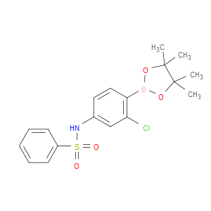 N-(3-CHLORO-4-(4,4,5,5-TETRAMETHYL-1,3,2-DIOXABOROLAN-2-YL)PHENYL)BENZENESULFONAMIDE