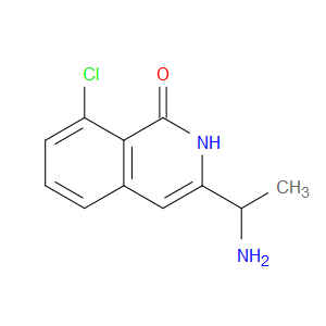 3-(1-AMINOETHYL)-8-CHLORO-1,2-DIHYDROISOQUINOLIN-1-ONE - Click Image to Close