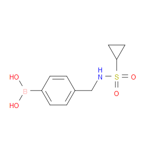 (4-(CYCLOPROPANESULFONAMIDOMETHYL)PHENYL)BORONIC ACID