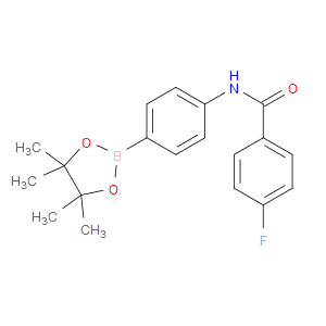 4-FLUORO-N-(4-(4,4,5,5-TETRAMETHYL-1,3,2-DIOXABOROLAN-2-YL)PHENYL)BENZAMIDE - Click Image to Close