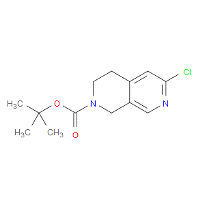 TERT-BUTYL 6-CHLORO-3,4-DIHYDRO-2,7-NAPHTHYRIDINE-2(1H)-CARBOXYLATE - Click Image to Close