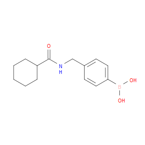 (4-(CYCLOHEXANECARBOXAMIDOMETHYL)PHENYL)BORONIC ACID