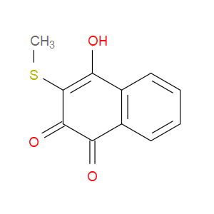 1,4-NAPHTHALENEDIONE,2-HYDROXY-3-(METHYLTHIO)-