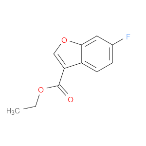 ETHYL 6-FLUOROBENZOFURAN-3-CARBOXYLATE - Click Image to Close