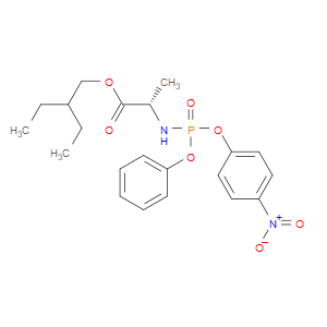 2-ETHYLBUTYL (2S)-2-([(S)-(4-NITROPHENOXY)(PHENOXY)PHOSPHORYL]AMINO)PROPANOATE